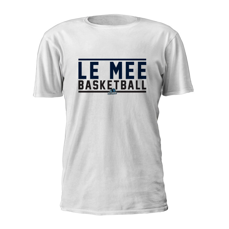 Le Mée Basket77 T-shirt Blanc Homme - Le Mée Basket77